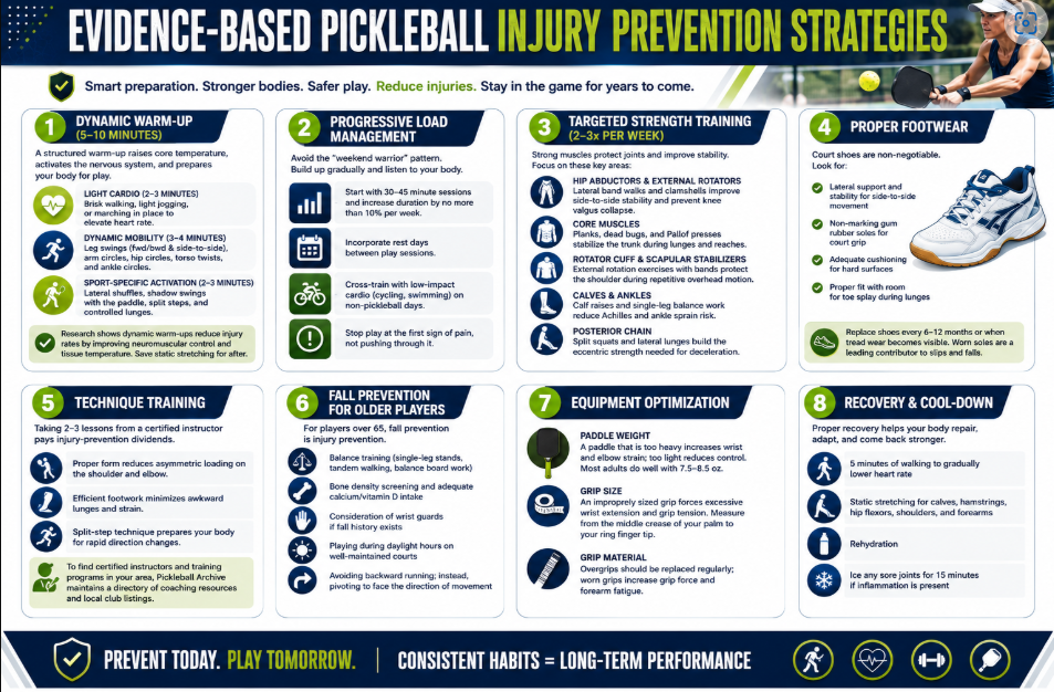 Pickleball Injury Prevention