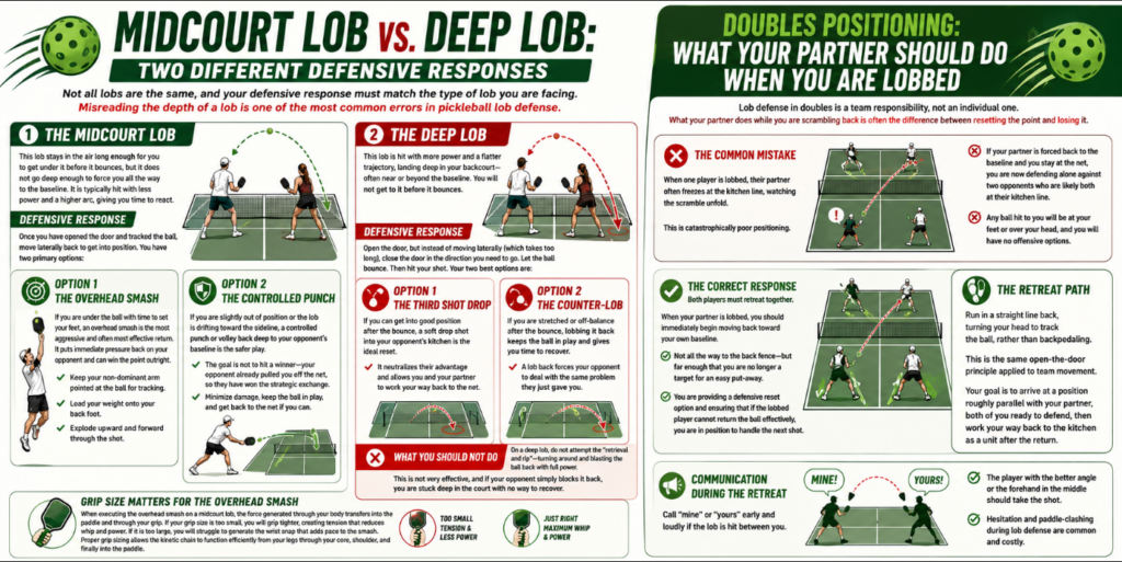 Pickleball Lob Defense