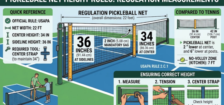 Pickleball Net Height Rules